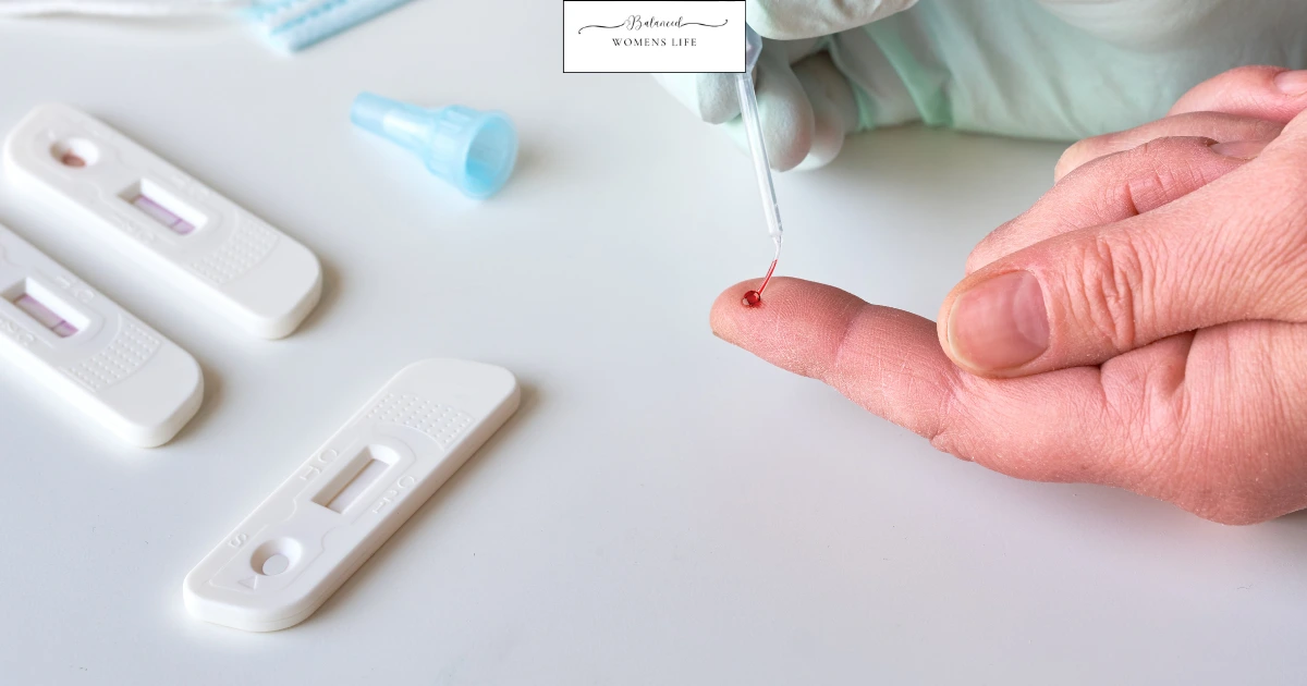 how to be calm during a finger prick exam 2